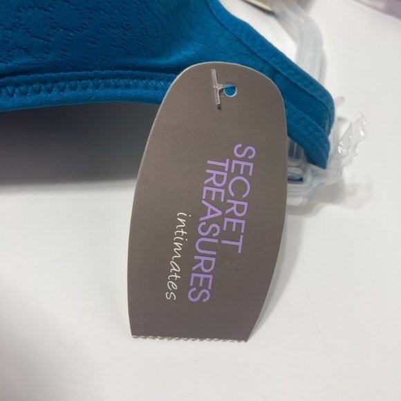 40DD Blue Wireless Seamless Full Support Bra - Picture 5 of 14